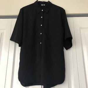 Black Short Sleeve Blouse
